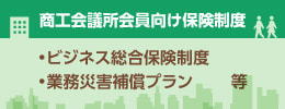 商工会議所会員向け保険制度